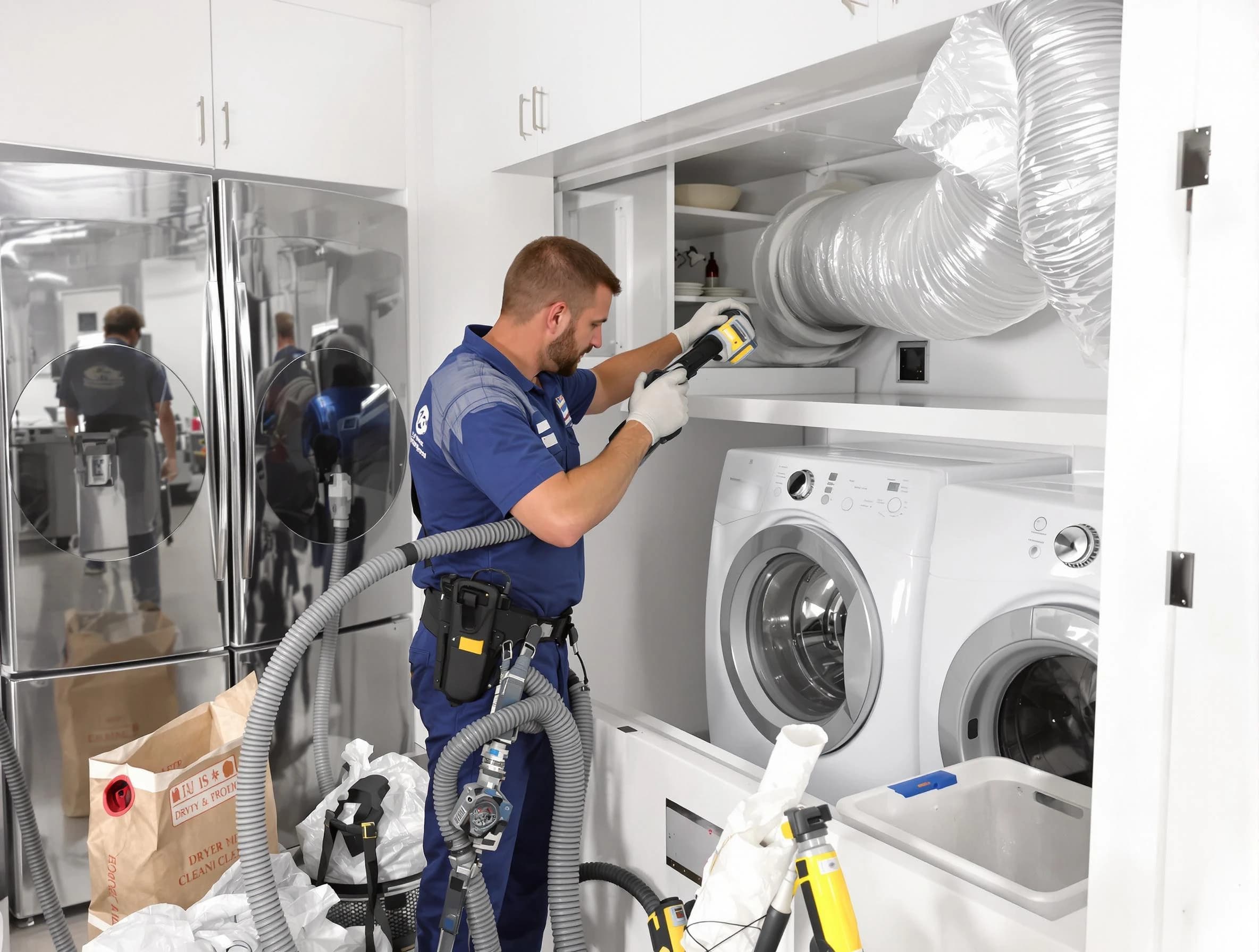 Professional duct cleaning by Rio Communities Dryer Vent Cleaning in Rio Communities