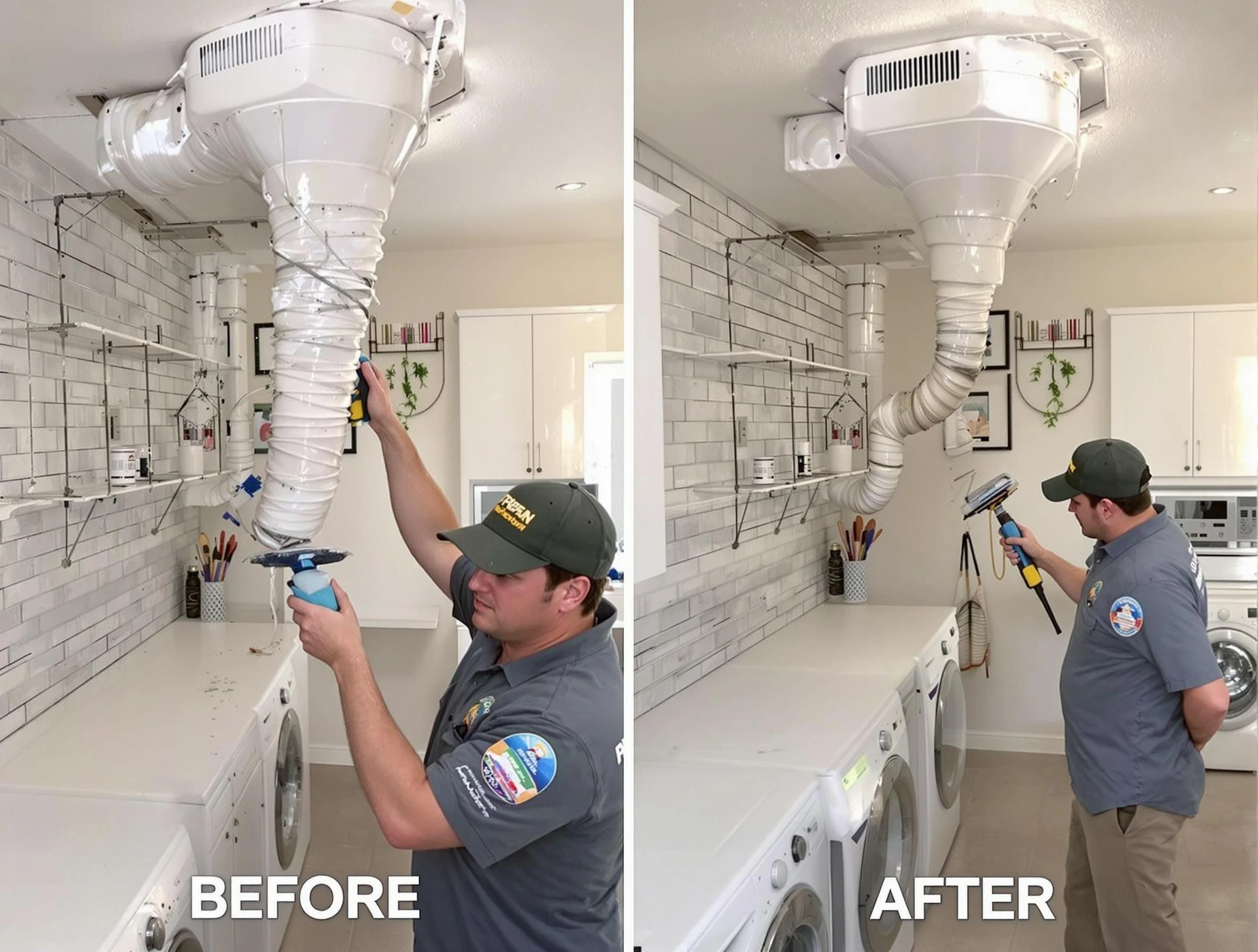 Professional dryer exhaust vent cleaning by Rio Communities Dryer Vent Cleaning in Rio Communities