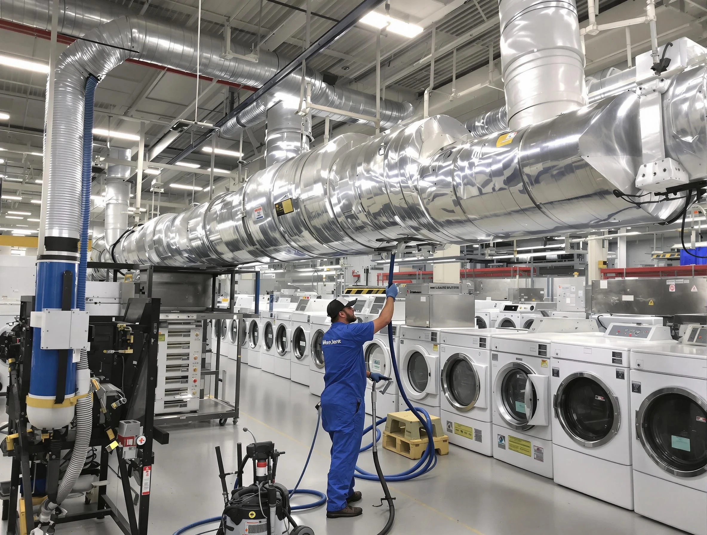 Rio Communities Dryer Vent Cleaning team performing heavy-duty industrial dryer vent cleaning in Rio Communities